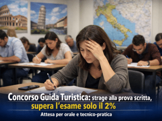 Concorso Guida Turistica strage alla prova scritta