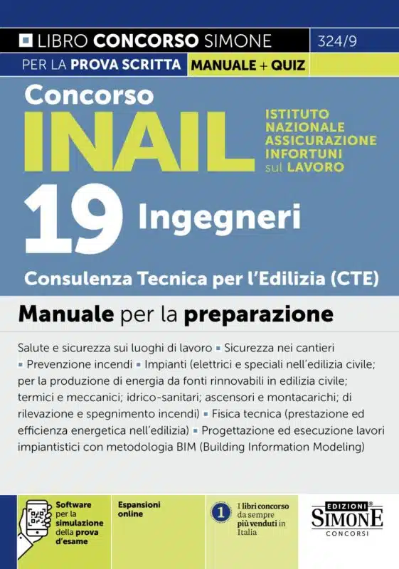 Manuale Concorso INAIL 19 Ingegneri CTE