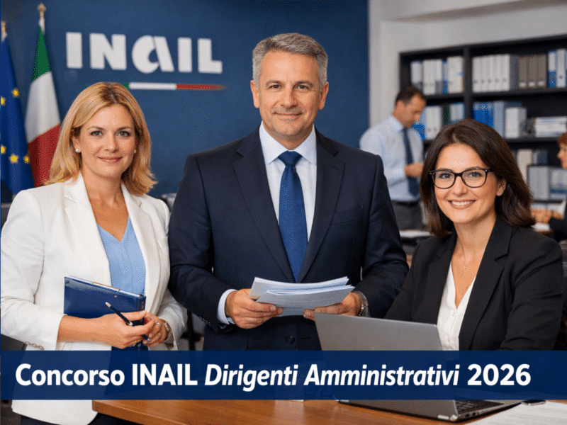 Concorso INAIL Dirigenti Amministrativi 2026