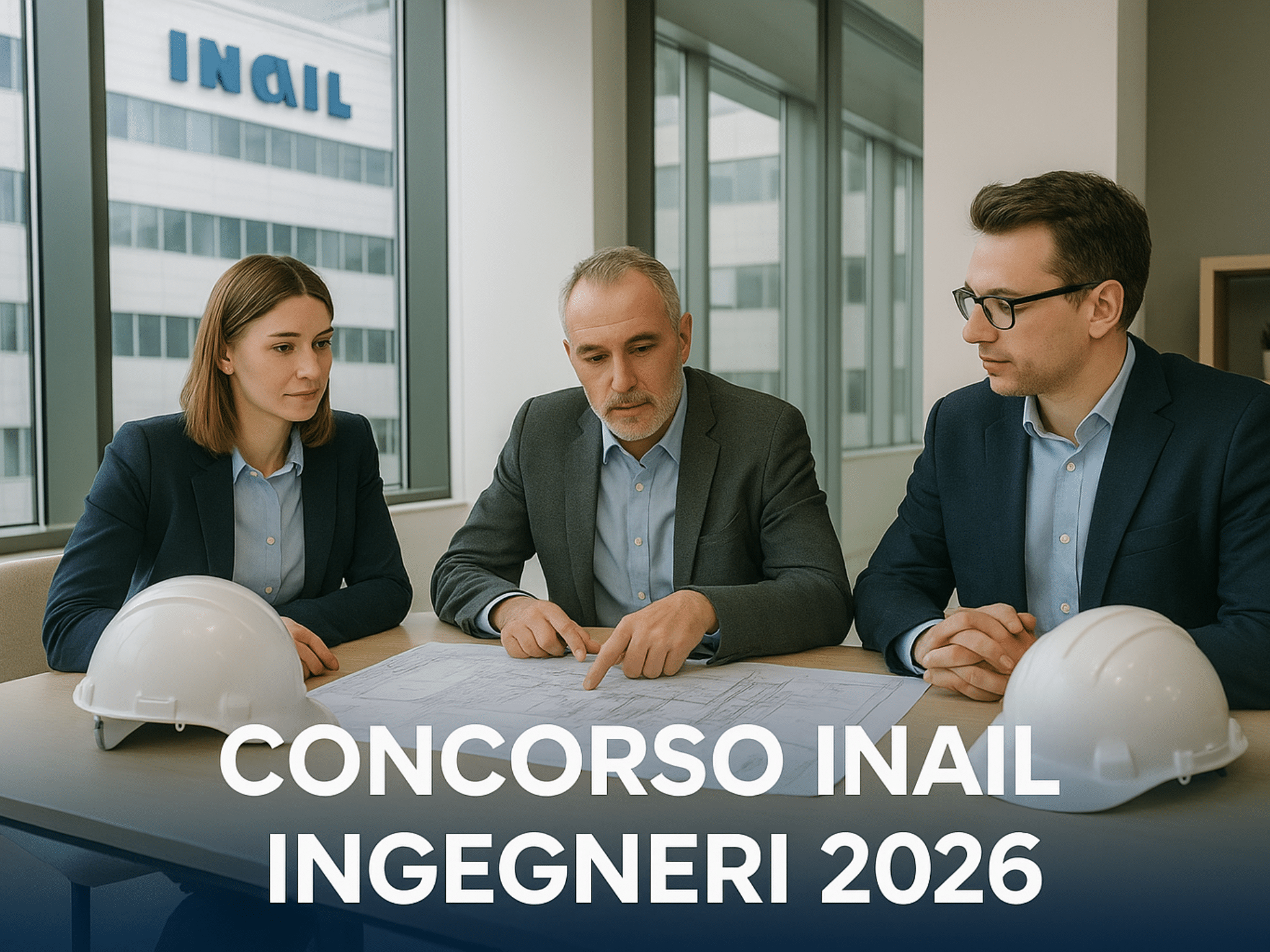 Concorso INAIL Ingegneri 2026 - 19 posti presso la Consulenza tecnica per l'edilizia CTE