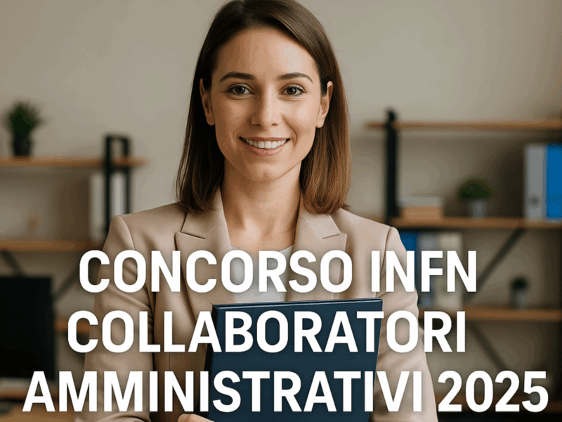 Concorso INFN Collaboratori Amministrativi 2025