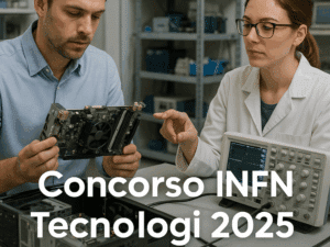 Concorso INFN Tecnologi 2025 45 posti per laureati