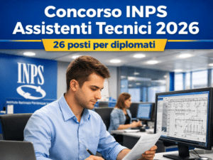 Concorso INPS Assistenti Tecnici 2026 26 posti