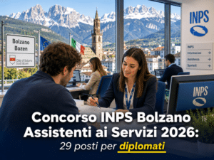 Concorso INPS Bolzano Assistenti ai Servizi 2026