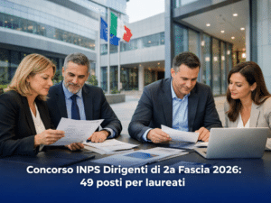 Concorso INPS Dirigenti di 2a Fascia 2026
