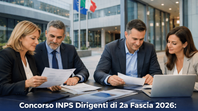 Concorso INPS Dirigenti di 2a Fascia 2026