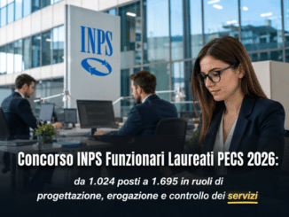 Concorso INPS Funzionari Laureati PECS 2026