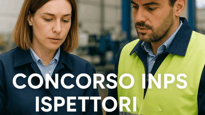 Concorso INPS Ispettori di Vigilanza 2025: 403 posti in arrivo per laureati (autorizzato dal Ministero del Lavoro)