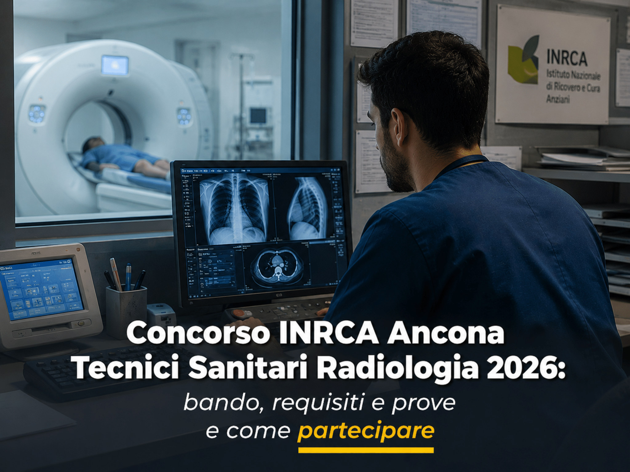 Concorso INRCA Ancona Tecnici Sanitari Radiologia 2026: 12 posti a tempo indeterminato