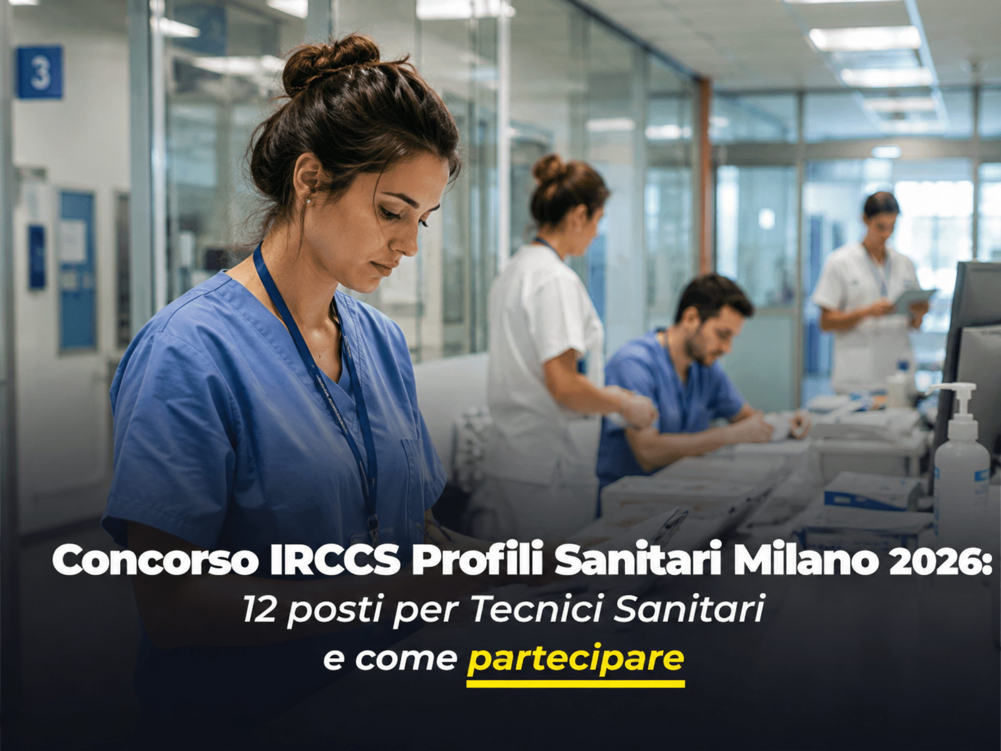 Concorso IRCCS Profili Sanitari Milano 2026 12 posti