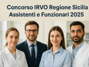 Concorso IRVO Regione Sicilia Assistenti e Funzionari 2025 - 12 posti a tempo indeterminato