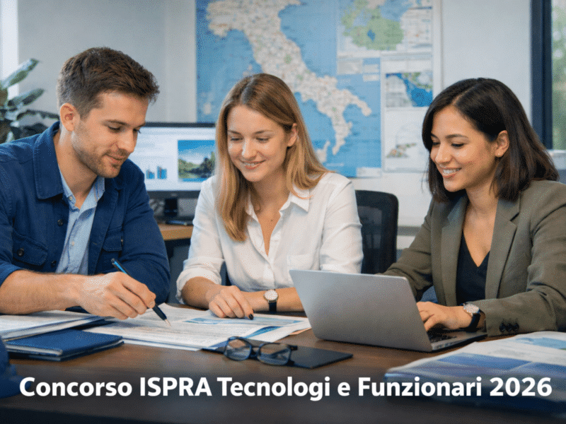 Concorso ISPRA Tecnologi e Funzionari 2026 12 posti per laureati