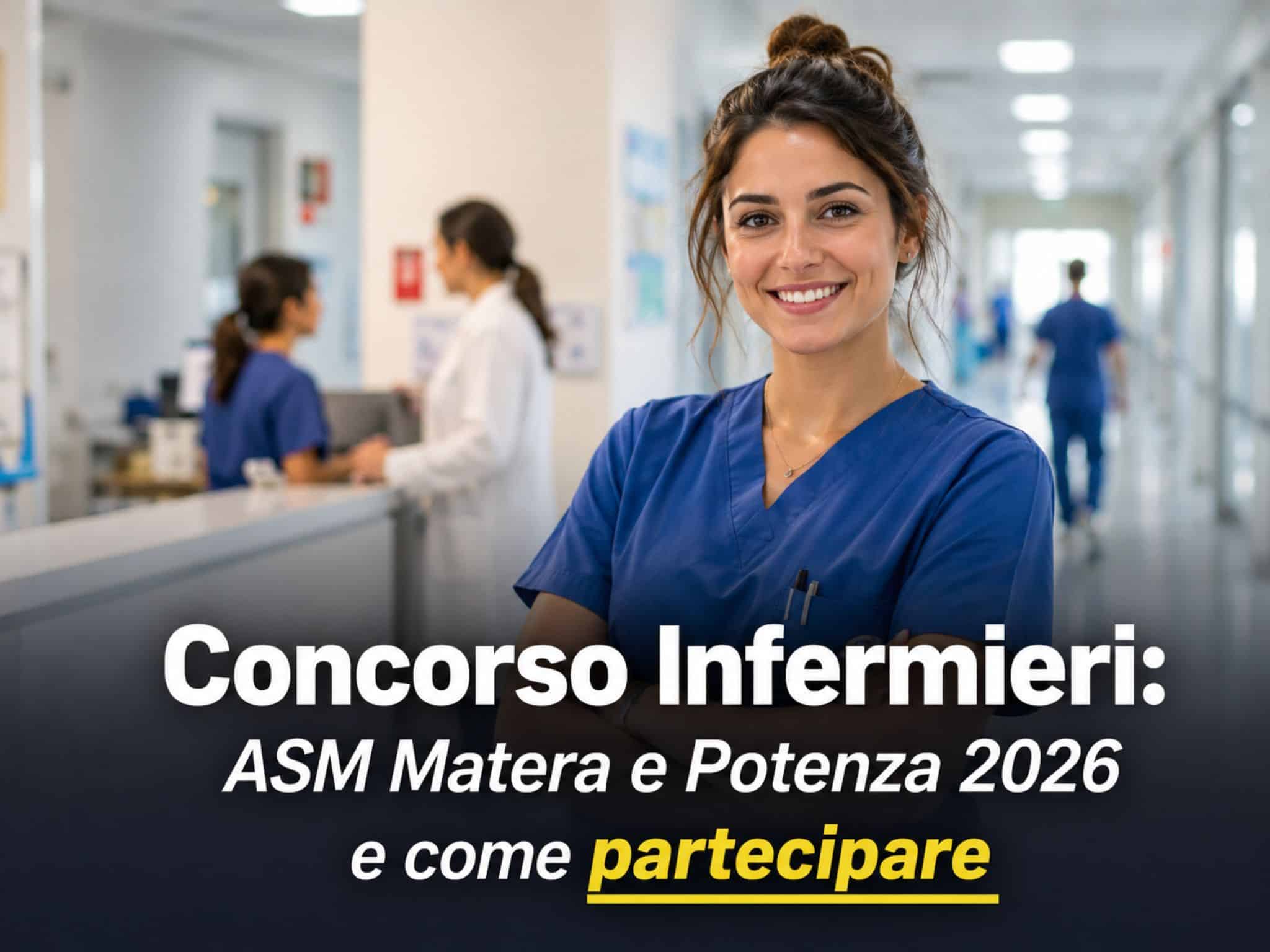 Concorso Infermieri ASM Matera e Potenza 2026: 263 posti a tempo indeterminato dopo il corso per 500 candidati
