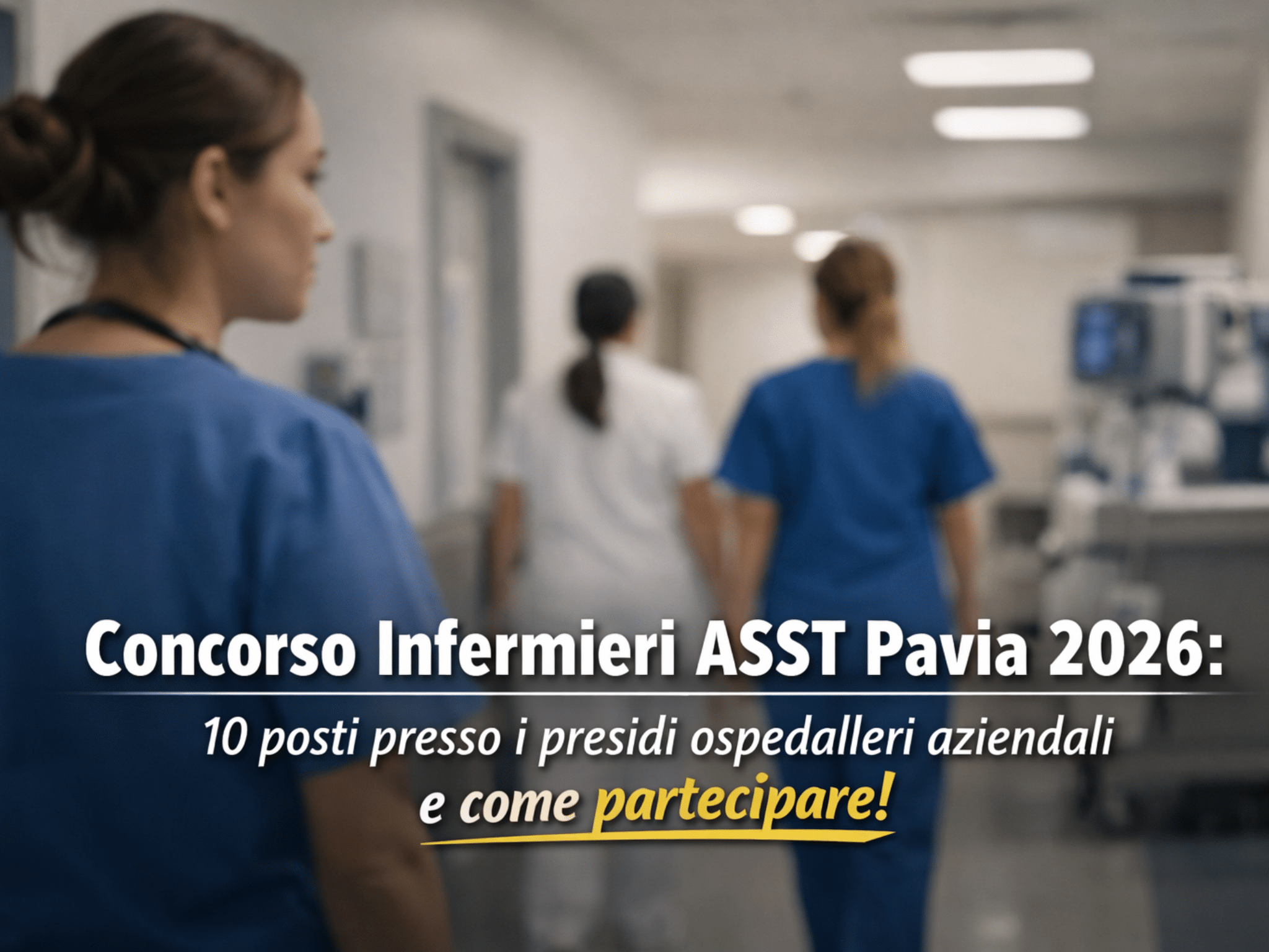 Concorso Infermieri ASST Pavia 2026 - 10 posti presso i presidi ospedalieri aziendali