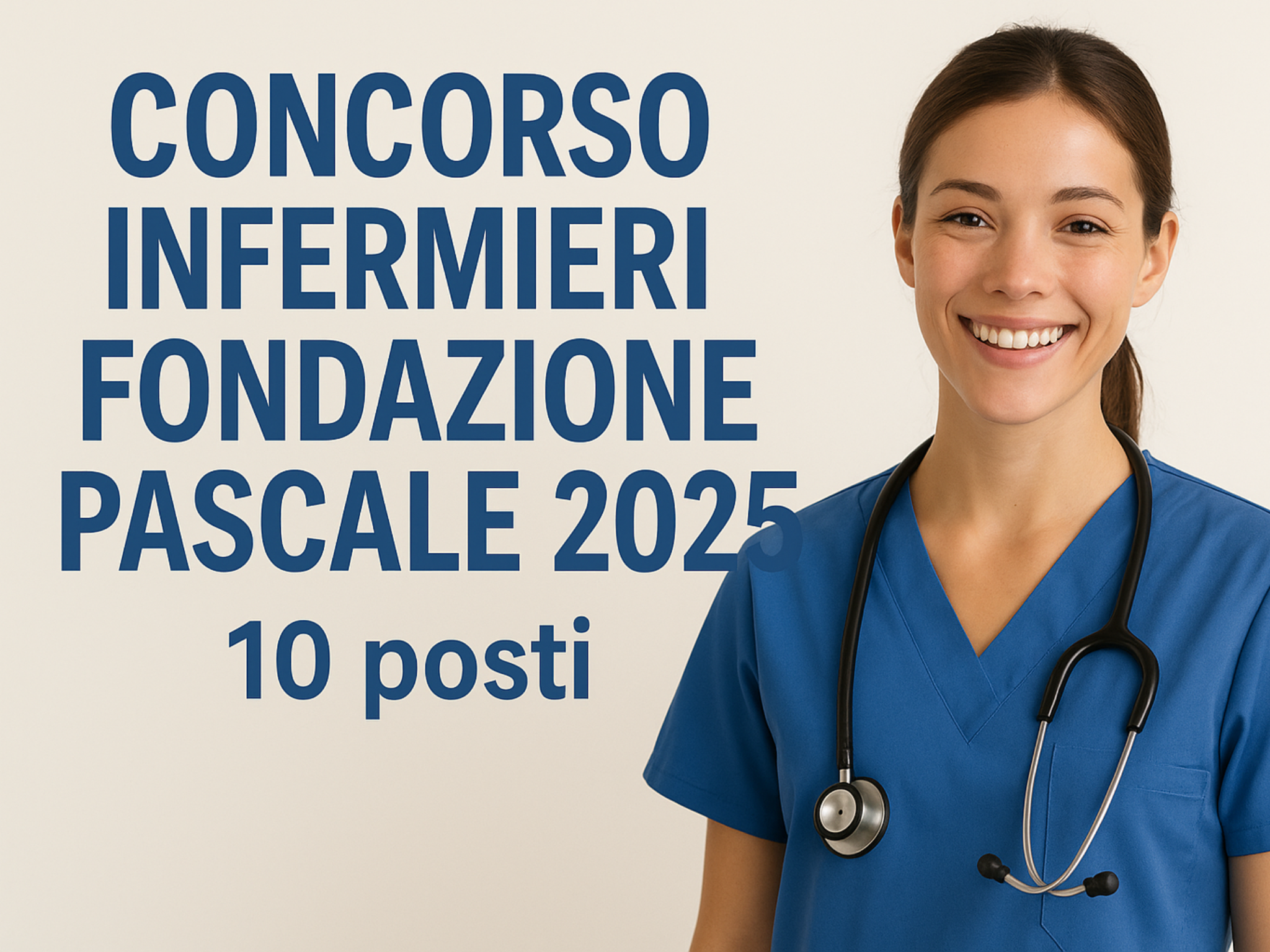 Concorso Infermieri Fondazione Pascale 2025 10 posti (nessuna prova, solo titoli)