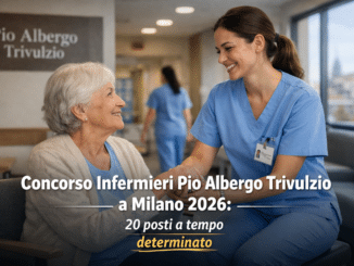 Concorso Infermieri Pio Albergo Trivulzio a Milano 2026 20 posti