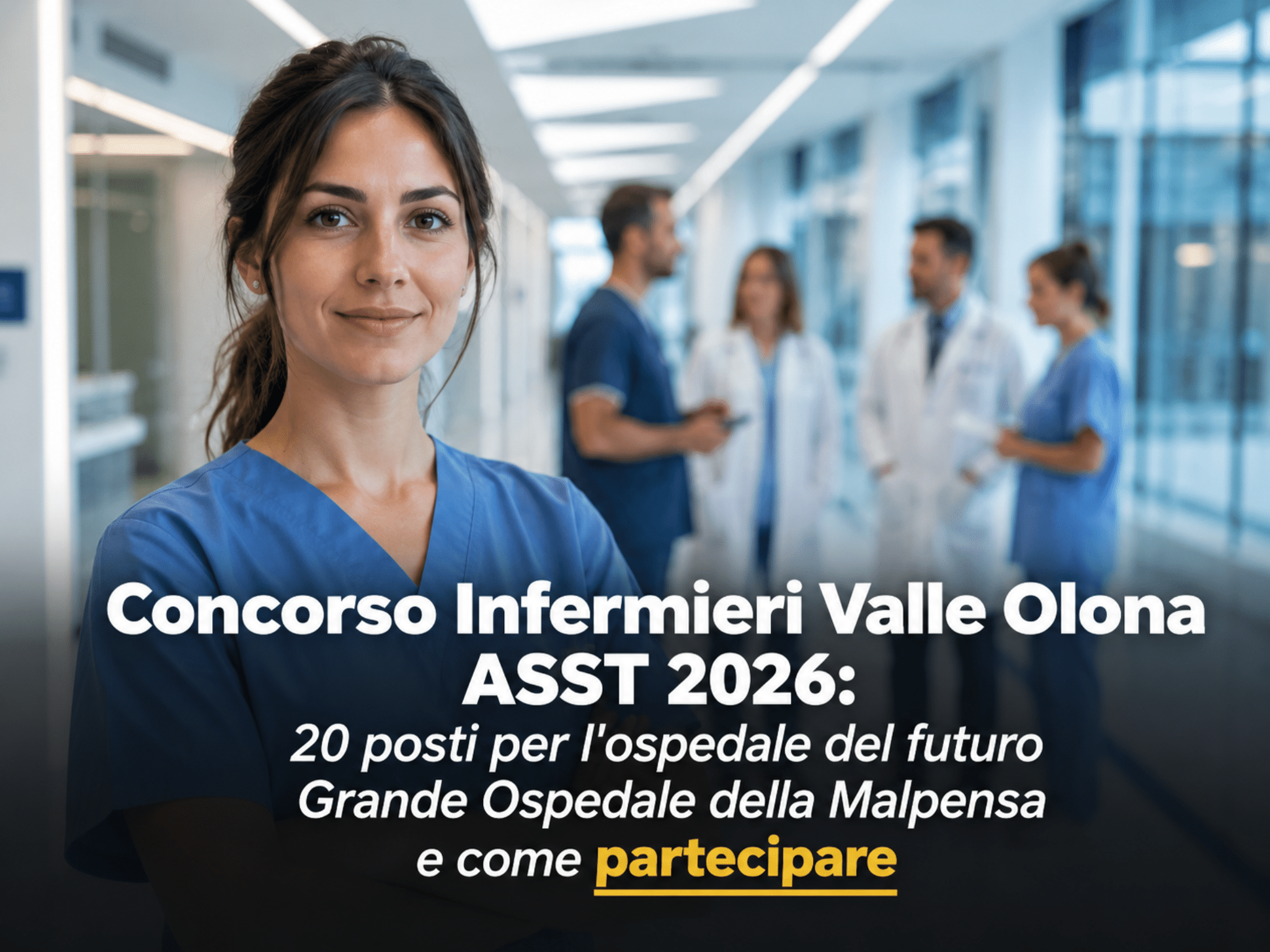 Concorso Infermieri Valle Olona ASST 2026: 20 posti per l'ospedale del futuro Grande Ospedale della Malpensa