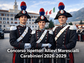 Concorso Ispettori Allievi Marescialli Carabinieri 2026 898 posti (1)