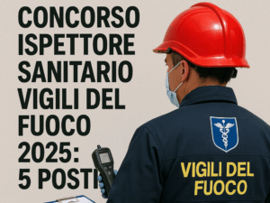 Concorso Ispettori Sanitari Vigili del Fuoco 2025 5 posti per laureati