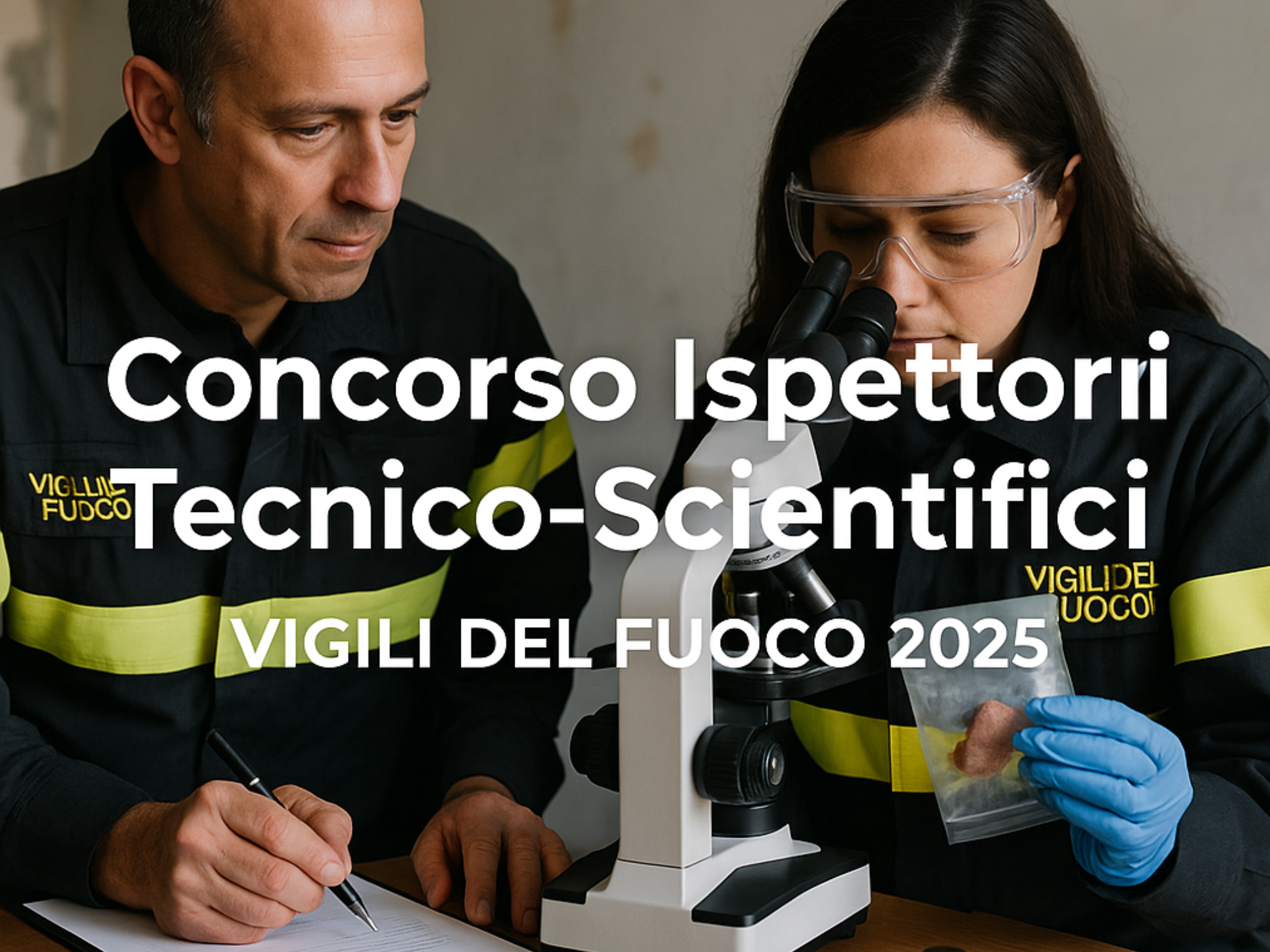 Concorso Ispettori Tecnico-Scientifici Vigili del Fuoco 2025