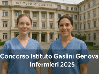 Concorso Istituto Gaslini Genova Infermieri 2025 66 posti a tempo indeterminato