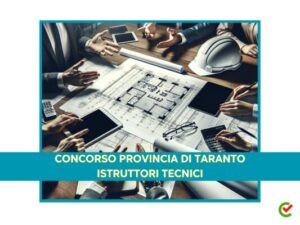 Concorso Istruttori Tecnici prov Taranto