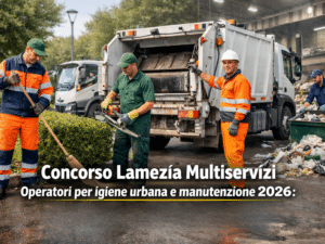Concorso Lamezia Multiservizi Operatori per igiene urbana