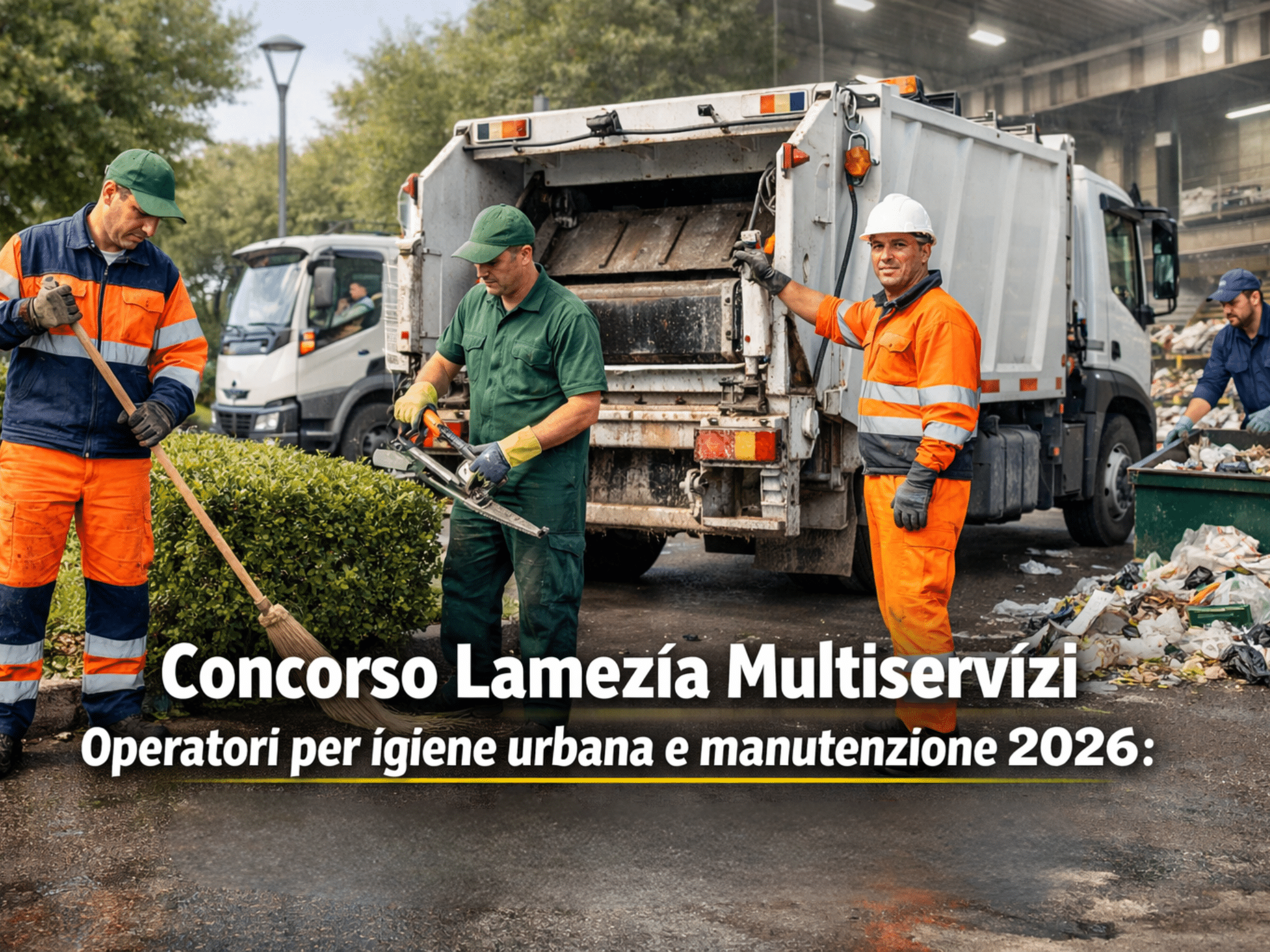 Concorso Lamezia Multiservizi Operatori per igiene urbana e manutenzione verde 2026