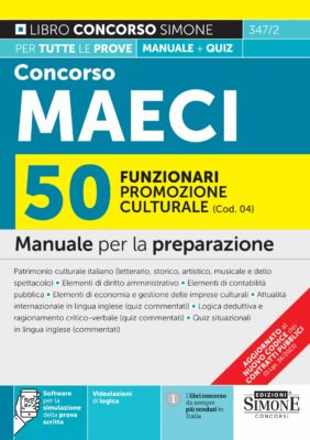 Manuale Concorso MAECI 2023 50 Funzionari promozione culturale – Per tutte le prove