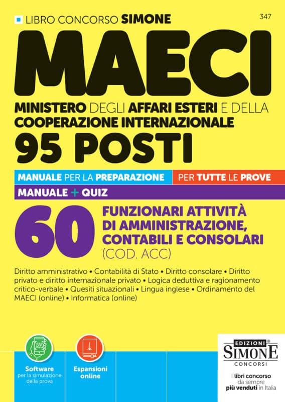 Manuale Concorso Funzionari MAECI Laureati Ripam 2026 Codice ACC – Per la preparazione