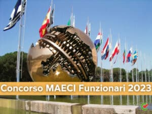 Concorso MAECI Funzionari 2023