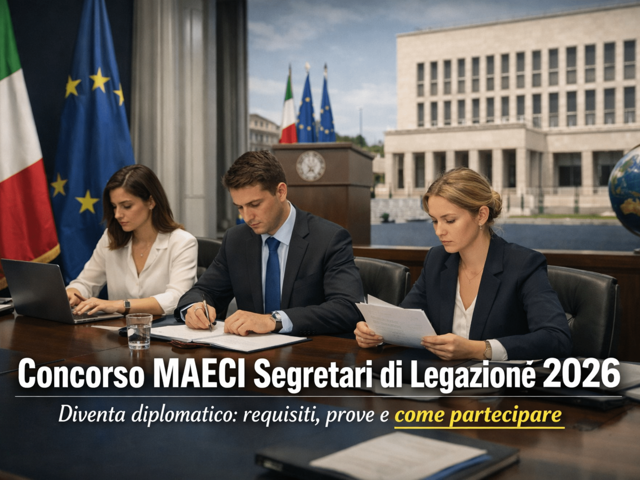 Concorso MAECI Segretari di Legazione 2026 - 35 posti a tempo indeterminato