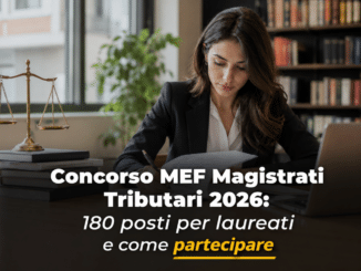 Concorso MEF Magistrati Tributari 2026
