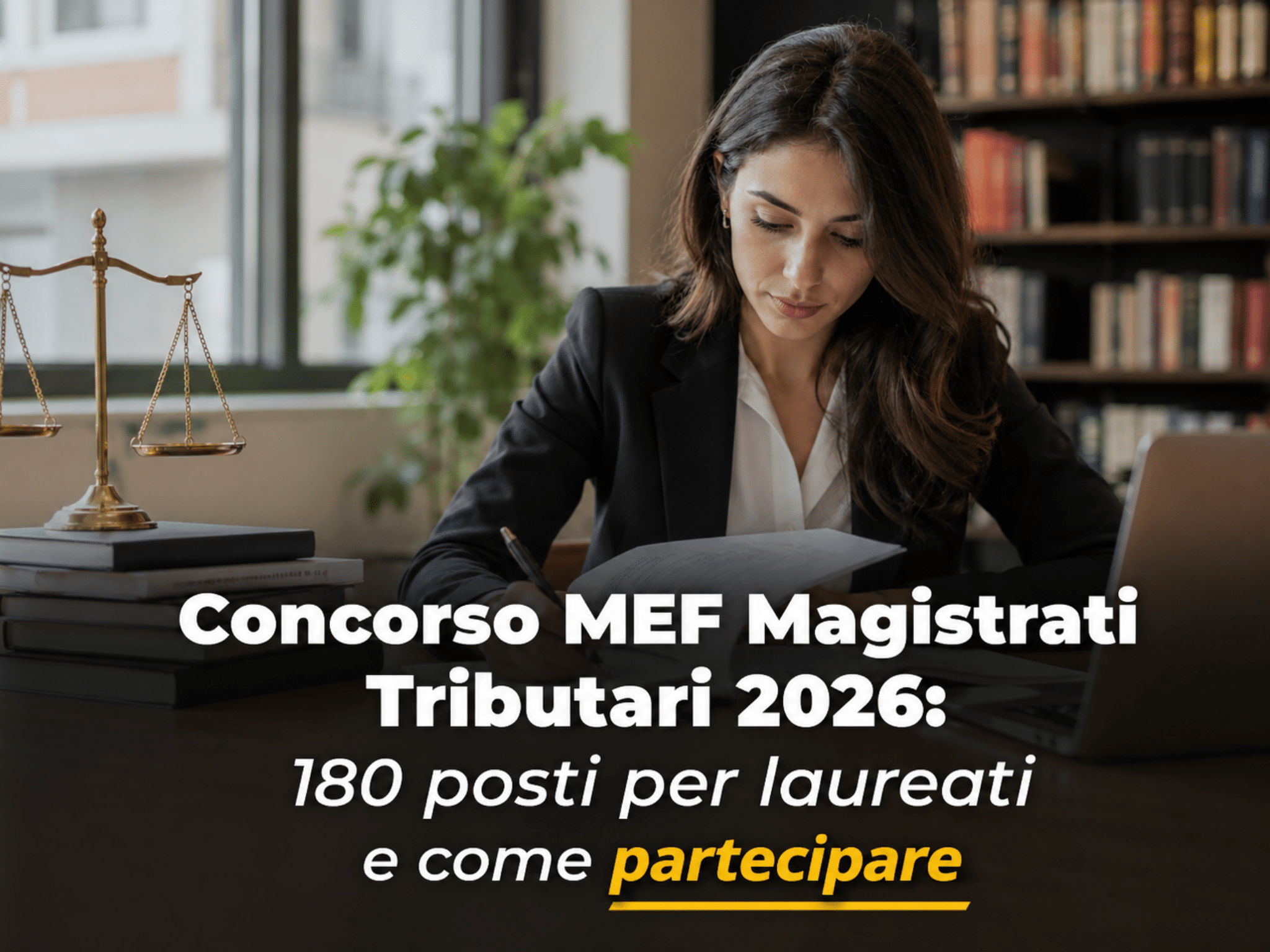 Concorso MEF Magistrati Tributari 2026: 180 posti per laureati