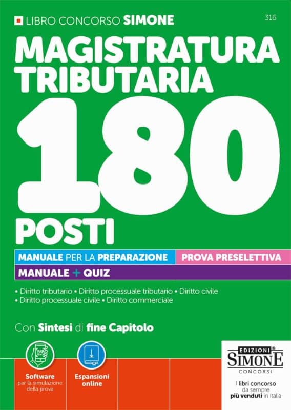 Manuale Concorso Magistrati Tributari MEF 2026 – Per la preparazione