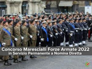 Concorso Marescialli Forze Armate 2022