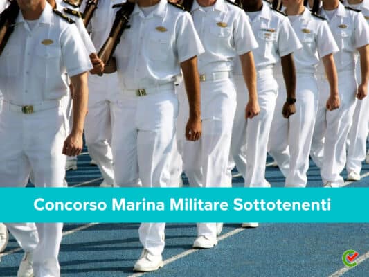 Concorso Marina Militare Sottotenenti 2023 - 38 posti