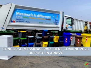 Concorso Messinaservizi bene comune 2023