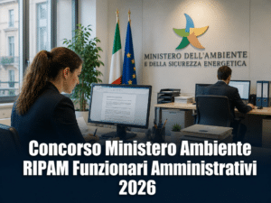 Concorso Ministero Ambiente RIPAM Funzionari Amministrativi 2026 50 posti per laureati