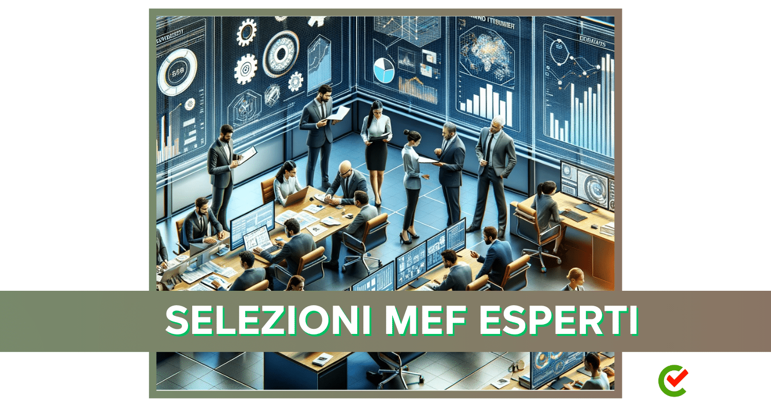  Concorso Ministero dell’Economia (MEF) Esperti 2024