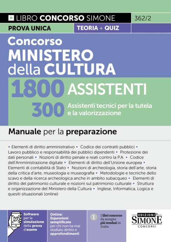 Manuale Concorso Ministero Cultura Diplomati 2026 – Assistenti Tecnici