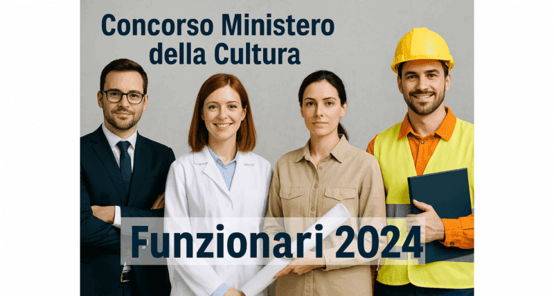 Concorso Ministero della Cultura Funzionari 2024 - Come studiare per la prova preselettiva