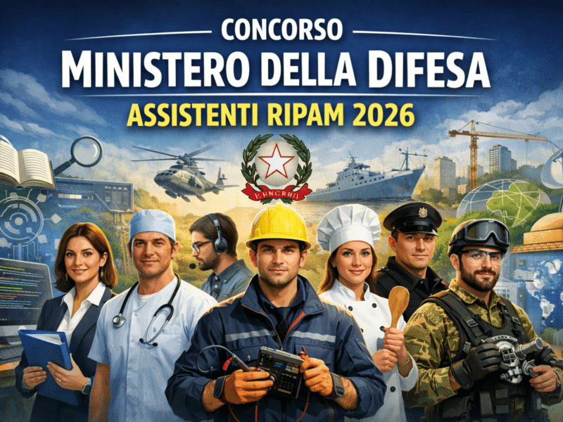 Concorso Ministero della Difesa Assistenti RIPAM 2026
