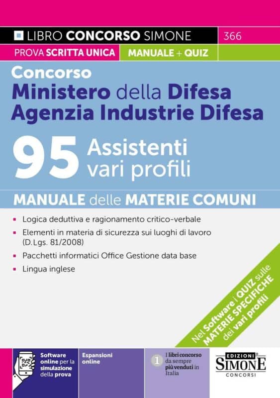 Manuale Concorso Ministero della difesa AID assistenti