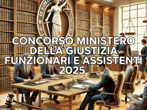 Concorso Ministero della Giustizia Funzionari e Assistenti 2025 – Come studiare per la prova scritta