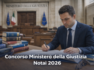 Concorso Ministero della Giustizia Notai 2026