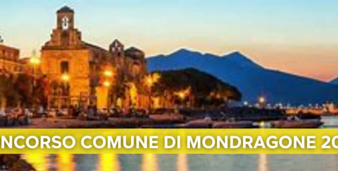 CONCORSO COMUNE DI MONDRAGONE 2022