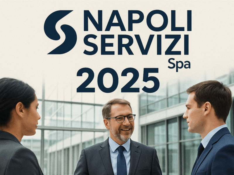 Concorso Napoli Servizi Spa Direttore Generale 2025 contratto a tempo determinato della durata di tre anni