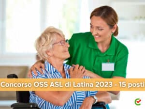 Concorso OSS ASL di Latina 2023 - 15 posti