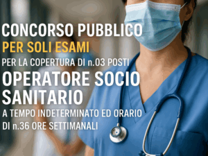 Concorso OSS Casa Toblini 2025 3 posti a tempo indeterminato